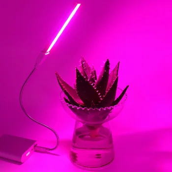 14 светодиода 27 светодиоди led лампи за отглеждане на растения с захранван от USB Стая Цвете зеленчуци, Растения В Саксии Растеж Led Светлини За Оранжерийни Растения светлини Изображение 3