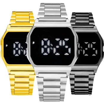 2022 Нови Led Сензорни Часовници Дамски Мъжки Електронни Дигитални Часовници Спортни Часовници Montre Femme Relogio Led Часовник Будилник