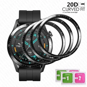 20D Извит Край Закалено Стъкло За Huawei Watch GT 2 Pro 46 мм Предпазно Стъкло За huawei GT2 Защитно Фолио За Екрана