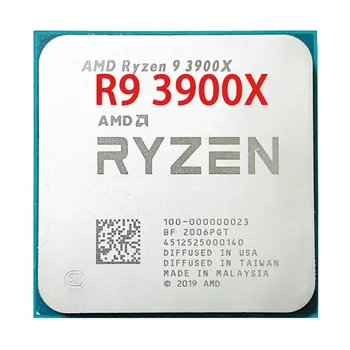 AMD Ryzen 9 3900X R9 3900X 3,8 Ghz Двенадцатиядерный 24-стрийминг процесор на 7 НМ L3 = 64 М 100-000000023 Гнездо AM4