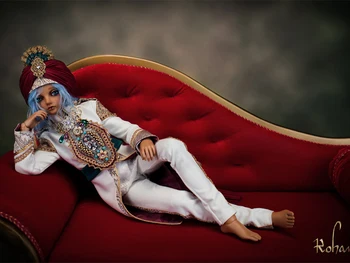 BJD кукла 1/4 чичо Рохан Смола В наличност Стоки Играчка, подарък кукла модел гол серия Изображение 2