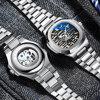 CHENXI Нови 2022 Мъжките Механични Часовници на Най-добрата Марка на Луксозни Напълно Стоманени Автоматични Часовници Спортни Водоустойчиви Часовници за Мъже relogio masculino Изображение 4