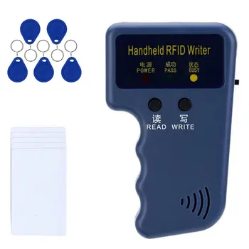 Copiadora RFID EM4100 de 125KHz, vanja y programador duplicador + EM4305 T5577, tarjeta de identificación regrabable
