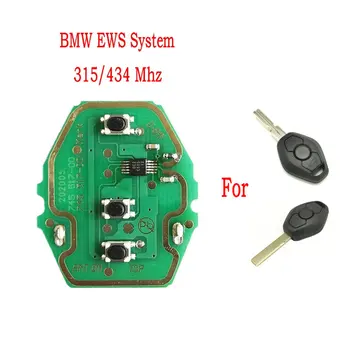 Datong World Авто Дистанционно Ключ ПХБ За BMW 1 3 5 7 E39 E46 EWS Система на 315 или 433 Mhz 3 бутона Заменя с Автомобилен ключ с Батерия