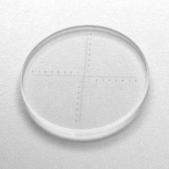 FYSCOPE 0.1 mm Окуляр Микроскоп Микрометър Концентрическая окото Напречната линия микрометър Напречната линия