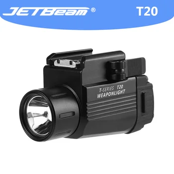 Jetbeam T20 Тактически Фенер 520 Лумена Установен Пистолетен Фенер Фенер USB Акумулаторна EDC Фенерче Изображение 0