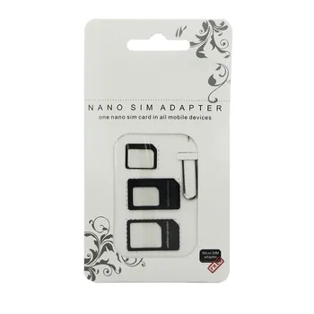 Micro-Nano Жак Адаптер за SIM-Карти Комплект За iPhone 5 6 7 plus 5S Xiaomi Redmi Note 4 Всички Стандартни Държачи за СИМ-карти За Телефони