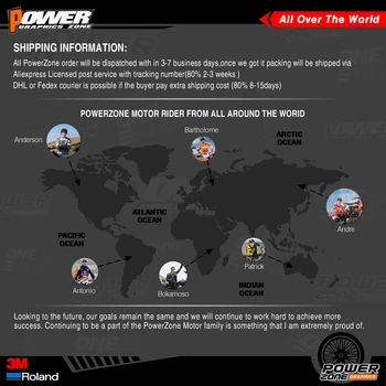 PowerZone Потребителски Отбор Графика Фонове стикери Стикери Комплект За KTM SX SXF MX 19-20 EXC XCW Ендуро 20-N 125 до 500 сс 33 Изображение 4