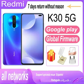 Redmi K30 /Poco X2 5G celular Смартфон Xiaomi 4500 mah мобилен телефон Android глобалната версия на пълен netcom android Snapdragon 730G