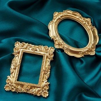 Златна Ретро Рамка За Снимка За Нокти, Бижута, За Декорация На Витрини