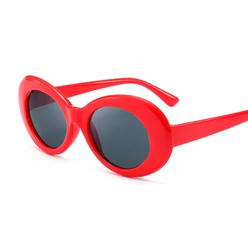 Модни Големи Слънчеви Очила Дамски Реколта Овални Дизайнерски Дамски Слънчеви Очила Голяма Пластмасова Рамка В Черно Огледало Градиентные Очила
