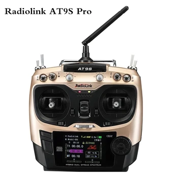 нов Rc Rc контролер Radiolink AT9S Pro TX 10/12CH RC предавател и с приемник R9DS RX 2,4 G за Състезания Дрона