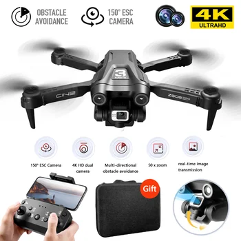 Нов Z908 Pro Drone 4K HD Професионален ESC Двойна Камера Оптично Позициониране Поток от 2.4 GO Предотвратяване на Пречките RC Квадрокоптер Играчка