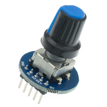Ротационен Модул Энкодера за Arduino Brick Sensor Development Кръгла Аудио Въртяща се Дръжка Потенциометъра на Кутията EC11
