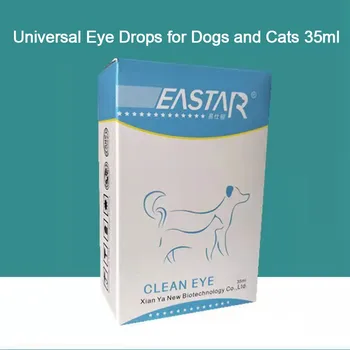Универсални очни капки за котки и кучета 35 мл капки за очи за домашни любимци за премахване на сълзите на катаракта очни екскременти котешки и кучешки капки за очи Изображение 1